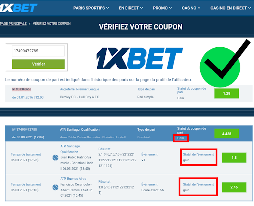 coupon 1xBet